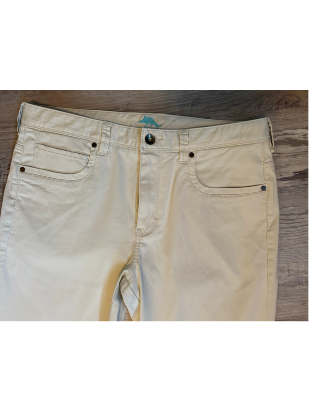 Tommy Bahama Men's White Jeans 35x34 EUC Straight Leg White - Picture 5 of 12